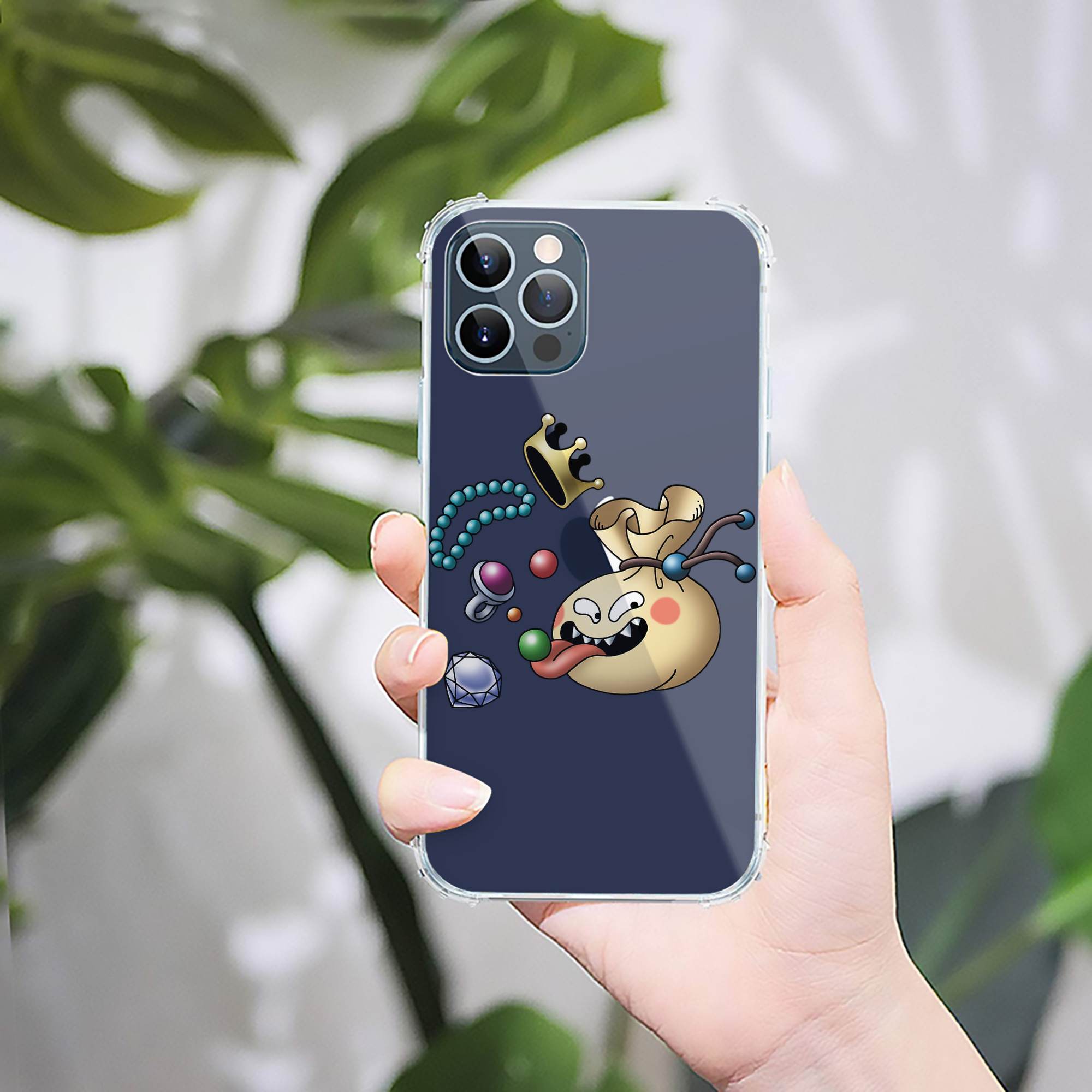 （画像用） ドラゴンクエスト Doragon Kuesuto Dragon Quest 【iPhone 12シリーズ対応】透明スマホケース（クリアソフトケース）